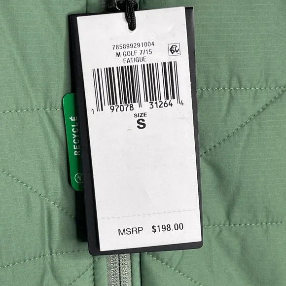 Ralph Lauren RLX Golf Full Zip Vest Men's Size Small Wicking Stretch Green Blue - Picture 9 of 9